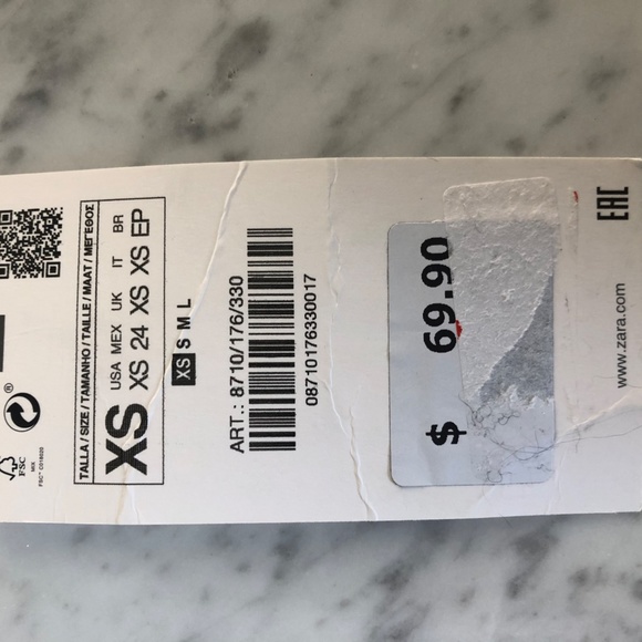 Zara Floral Dress NWT size XS - Picture 3 of 4